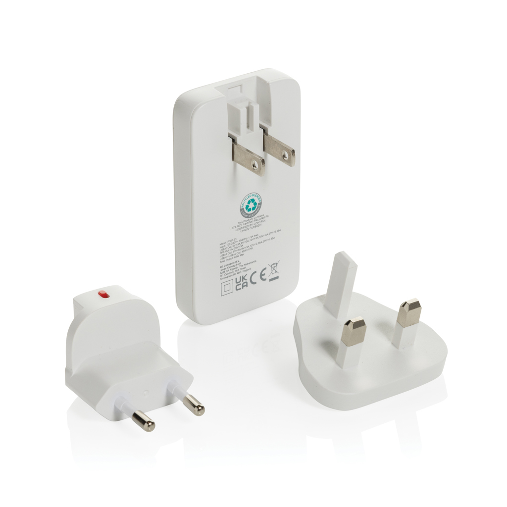 Fluxo flaches RCS 65W GaN-Ladegerät mit Stecker-Adaptern 4 Fluxo flaches RCS 65W GaN-Ladegerät mit Stecker-Adaptern – Bild 2