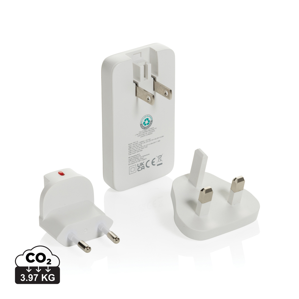 Fluxo flaches RCS 65W GaN-Ladegerät mit Stecker-Adaptern 3 Fluxo flaches RCS 65W GaN-Ladegerät mit Stecker-Adaptern