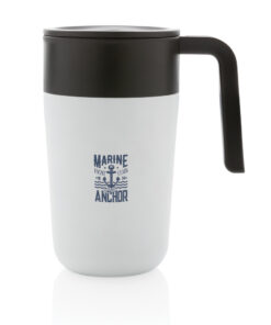 GRS recycelte PP und Stainless Steel Tasse mit Griff 9 GRS recycelte PP und Stainless Steel Tasse mit Griff – Bild 3
