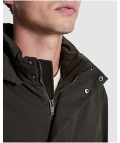 Gepolsterte Unisex-Parka-Jacke mit Kuppelkragen – Bild 3