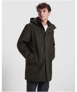 Gepolsterte Unisex-Parka-Jacke mit Kuppelkragen – Bild 4