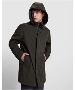 Gepolsterte Unisex-Parka-Jacke mit Kuppelkragen – Bild 6