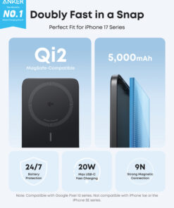 Anker Nano Wireless 5.000 Powerbank 15W MagGo Slim Qi 2.0 11 Anker Nano Wireless 5.000 Powerbank 15W MagGo Slim Qi 2.0 – Bild 5