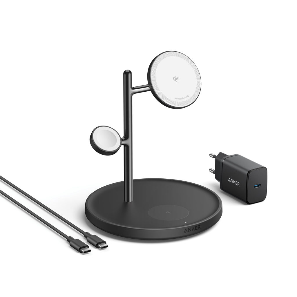 Anker MagGo Kabellose Ladestation (3-in-1 Ständer) 5 Anker MagGo Kabellose Ladestation (3-in-1 Ständer) – Bild 3