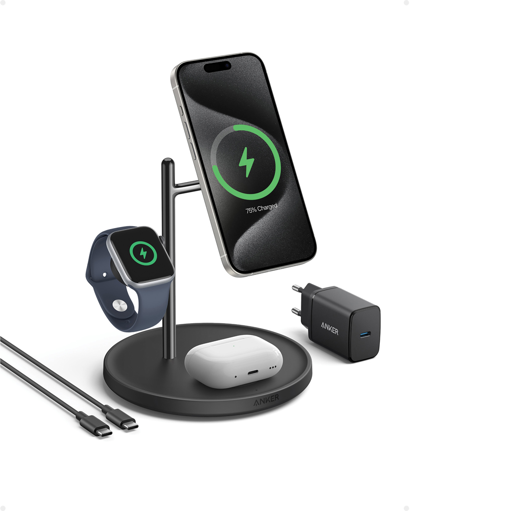 Anker MagGo Kabellose Ladestation (3-in-1 Ständer) 6 Anker MagGo Kabellose Ladestation (3-in-1 Ständer) – Bild 4