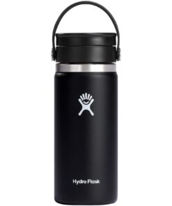 Hydro Flask Isolierbecher aus Edelstahl mit breiter Öffnung 473 ml und Flex Sip™ Deckel schwarz – Bild 2