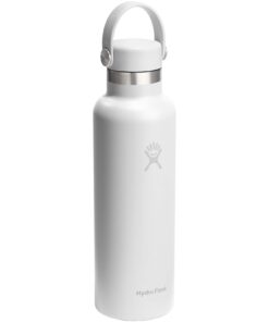Hydro Flask Standard Mouth 621 ml isolierte Edelstahl Trinkflasche mit Strohhalmverschluss