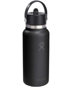 Home 31 Hydro Flask Wide Mouth 946 ml isolierte Edelstahl Trinkflasche mit Strohhalmverschluss