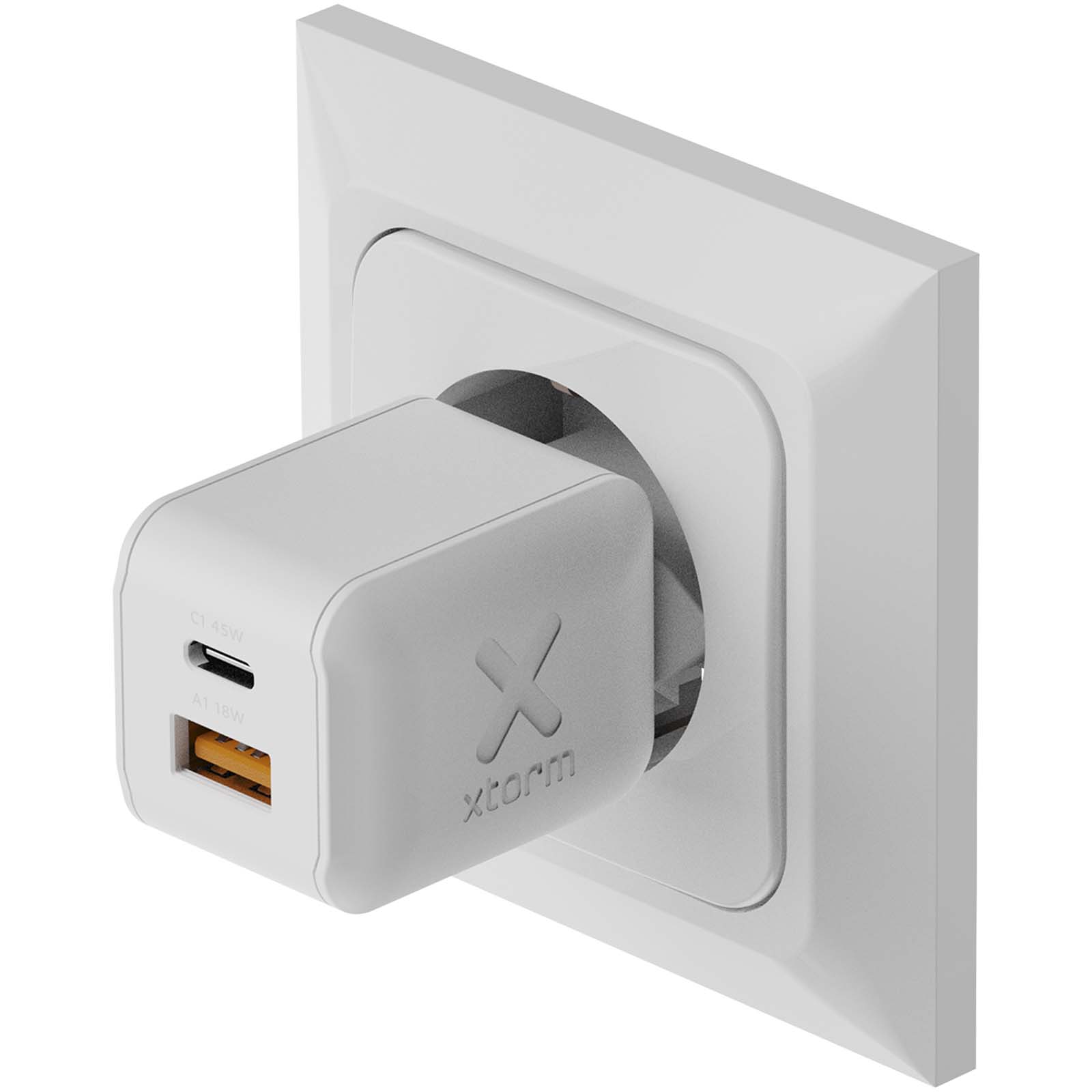 Xtorm 45 W NextGen Wandladegerät weiss 7 Xtorm 45 W NextGen Wandladegerät weiss – Bild 5