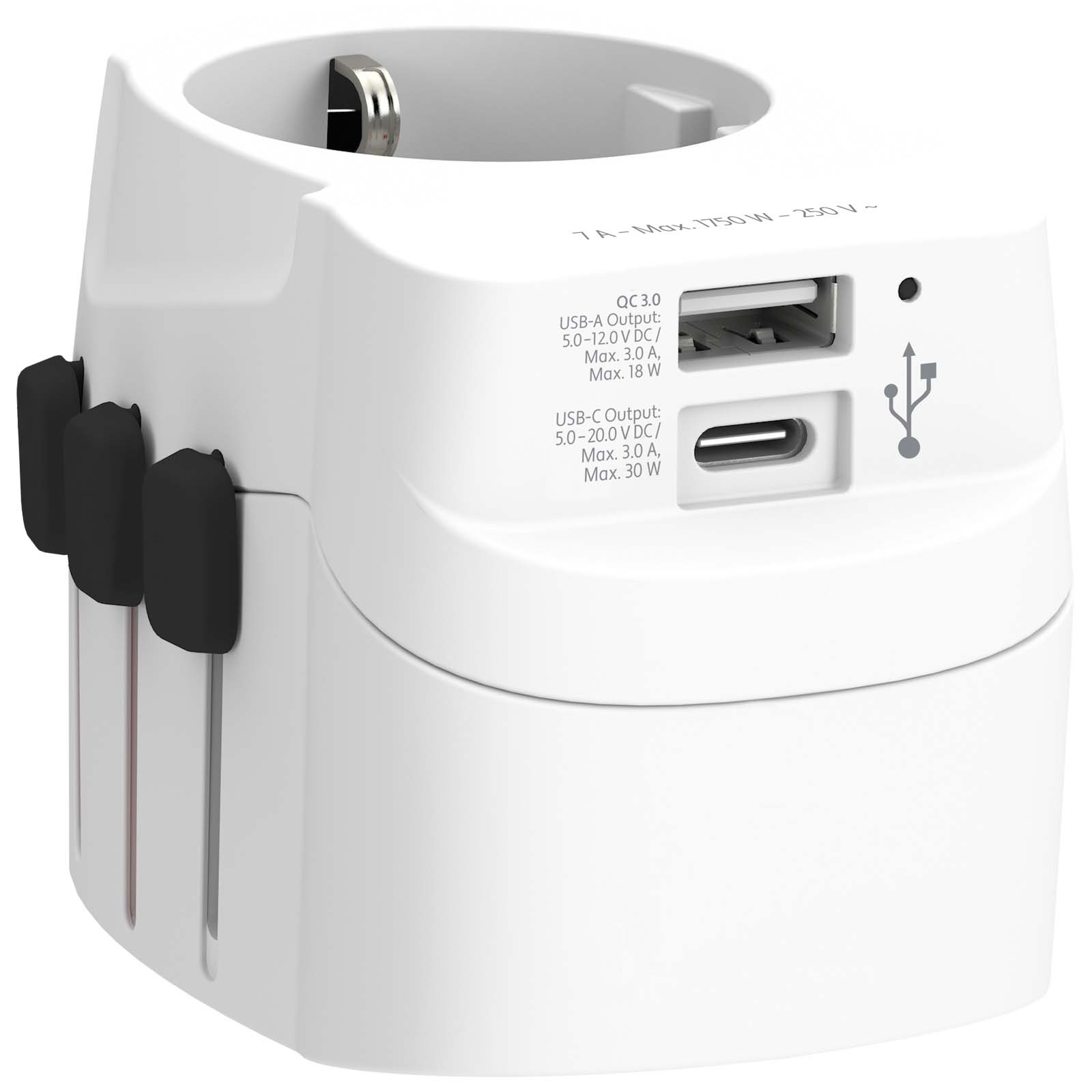 SKROSS® PRO Light USB AC30PD Reiseadapter weiss 5 SKROSS® PRO Light USB AC30PD Reiseadapter weiss – Bild 3