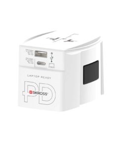 SKROSS® MUV AC65PD Reiseadapter mit USB-C Kabel