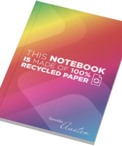 Novella Austen A6 recyceltes Softcover Notizbuch – 50 Blatt
