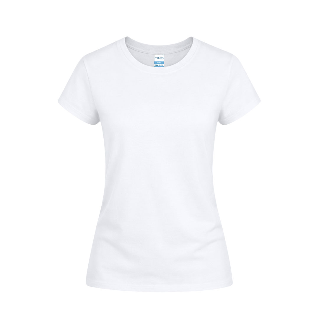 Erwachsene Frauen Weiß T-Shirt Seiyo 6 Erwachsene Frauen Weiß T-Shirt Seiyo – Bild 4