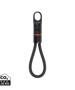Nordic Drift Everest USB-C 60W-Schnellladekabel m. Karabiner