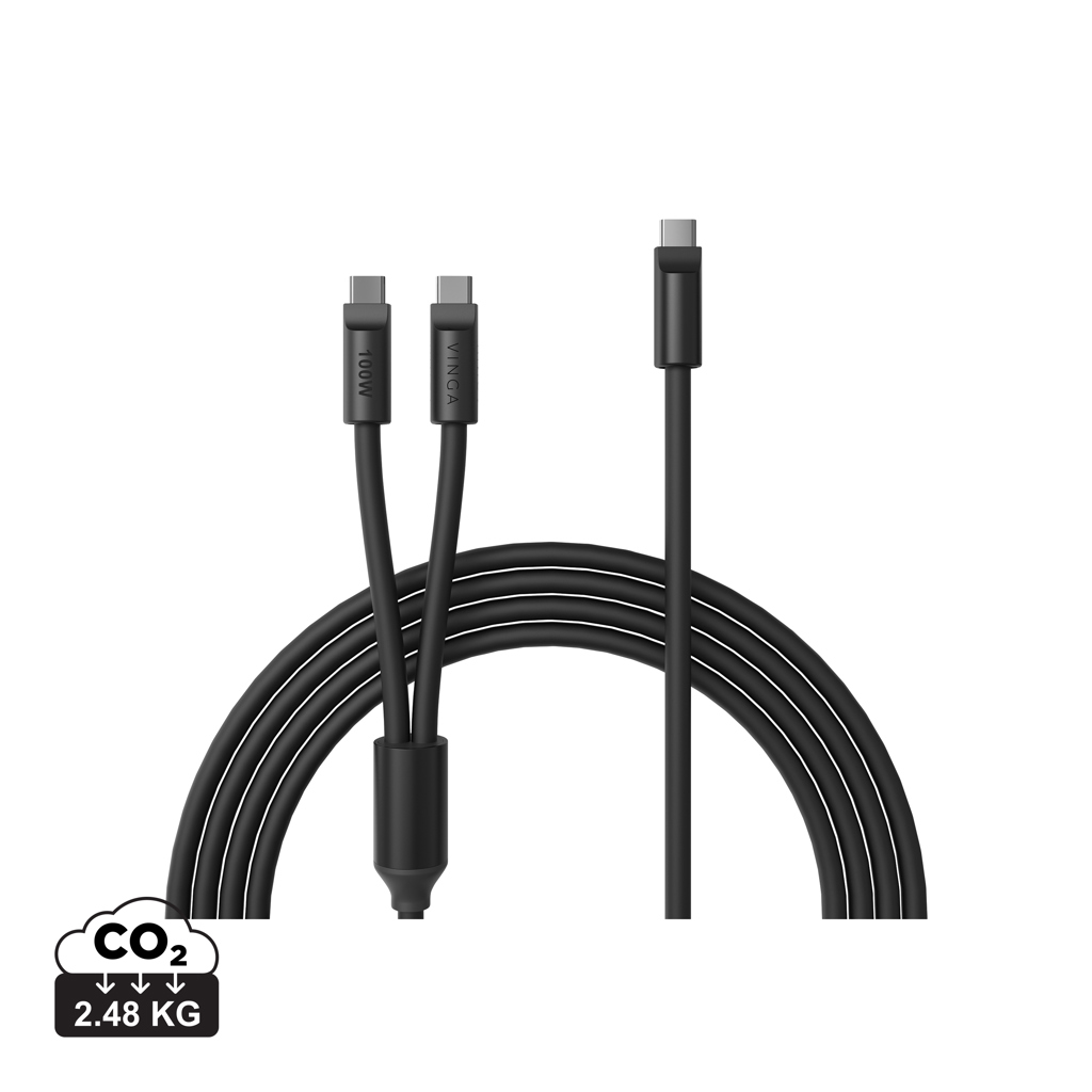VINGA Baltimore Silikon-Multiladekabel 3 VINGA Baltimore Silikon-Multiladekabel