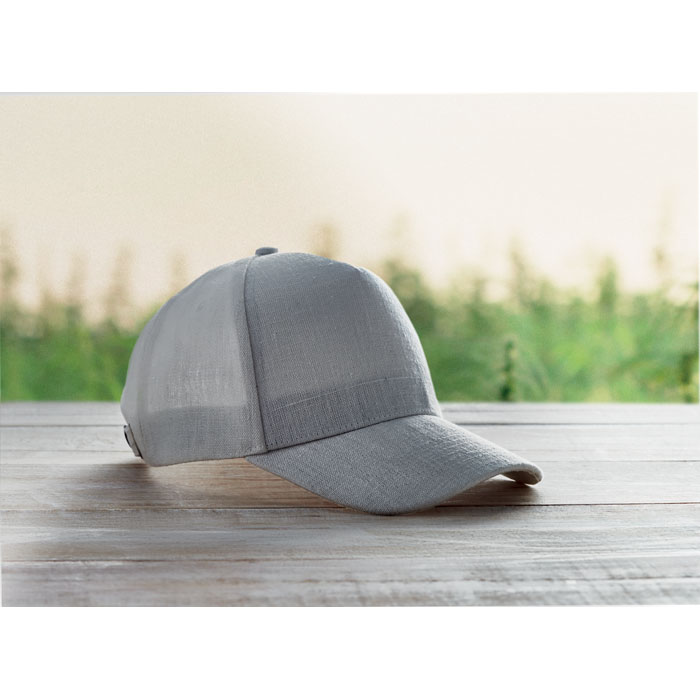 CAP 5 PANELS HANF 210G/M² NAIMA CAP Grau 7 CAP 5 PANELS HANF 210G/M² NAIMA CAP Grau – Bild 5