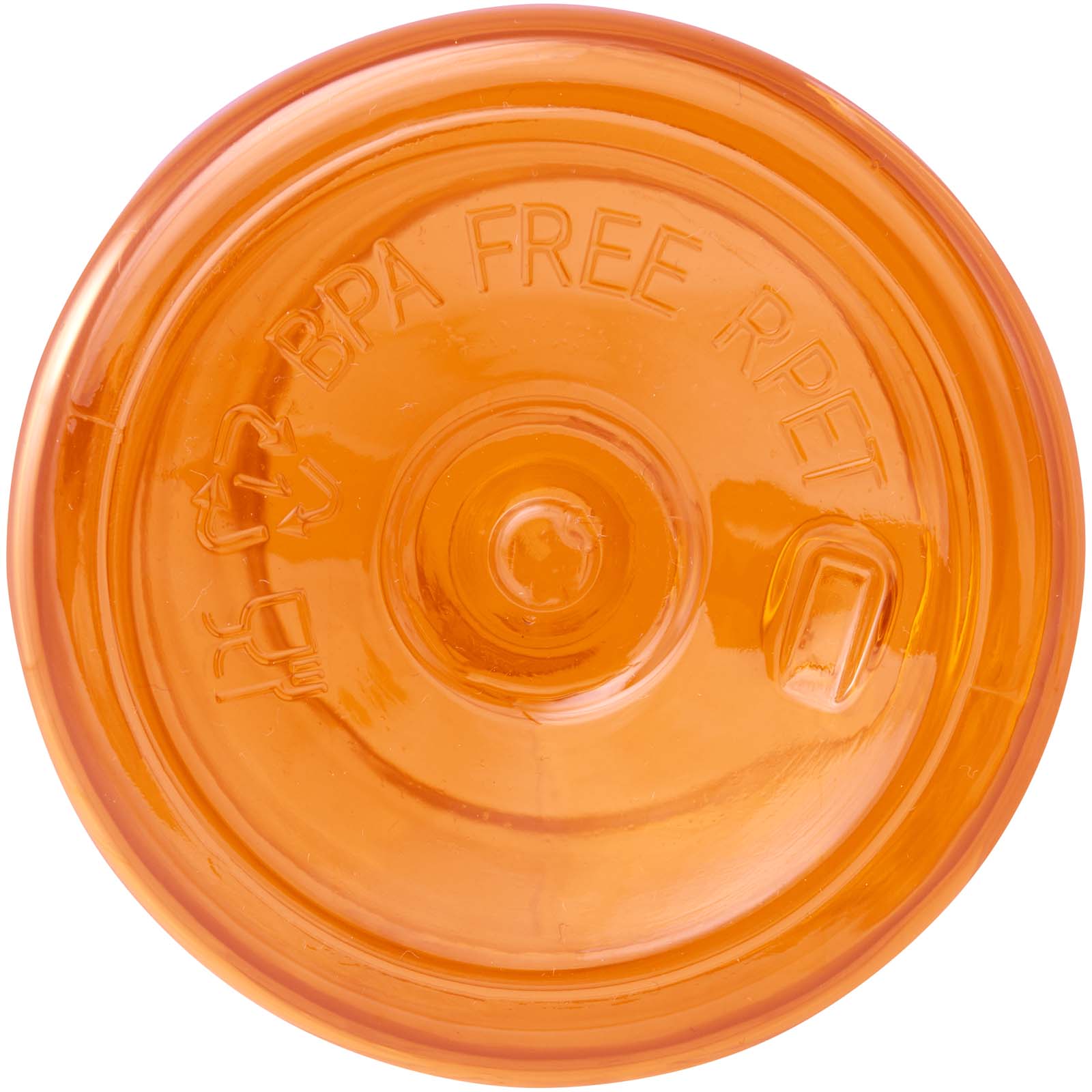 Bebo 500 ml Trinkflasche aus recyceltem Kunststoff orange 4 Bebo 500 ml Trinkflasche aus recyceltem Kunststoff orange – Bild 2