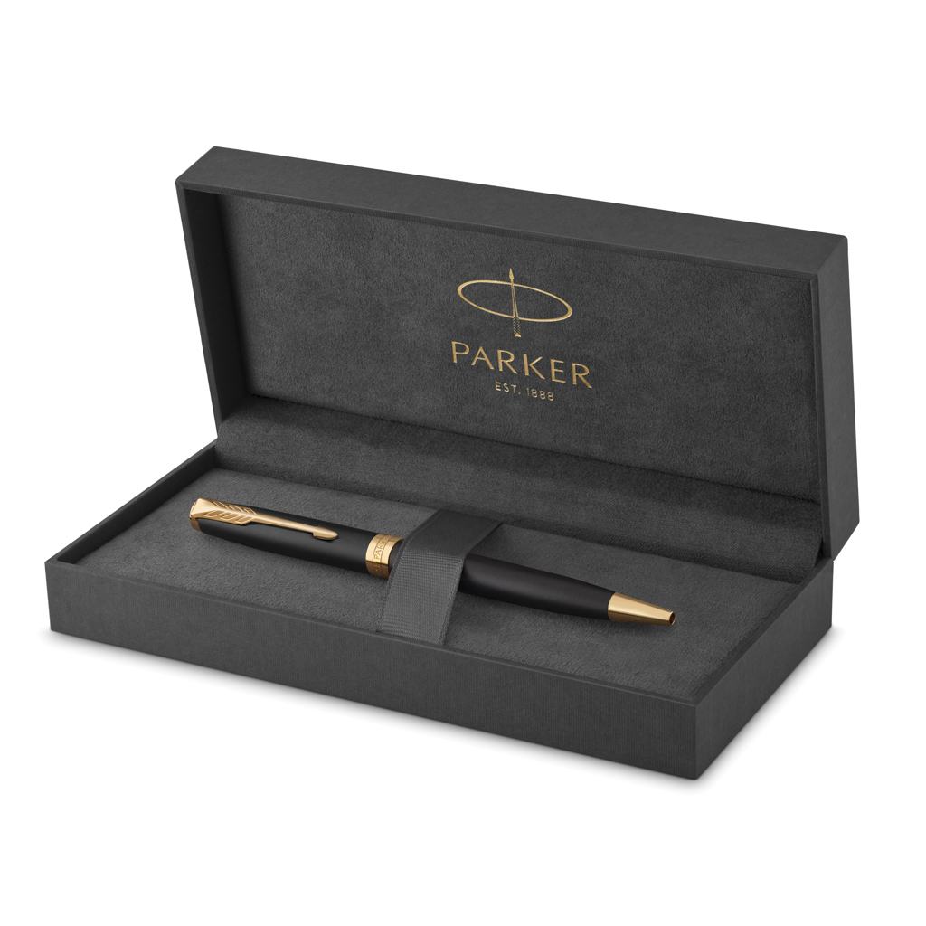Parker SONNET Stift mattschwarz mit Palladium-Verzierungen 4 Parker SONNET Stift mattschwarz mit Palladium-Verzierungen – Bild 2
