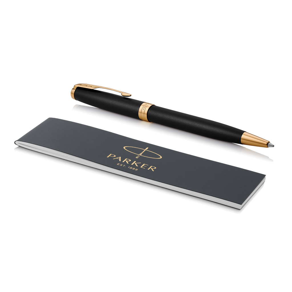 Parker SONNET Stift mattschwarz mit Palladium-Verzierungen 6 Parker SONNET Stift mattschwarz mit Palladium-Verzierungen – Bild 4
