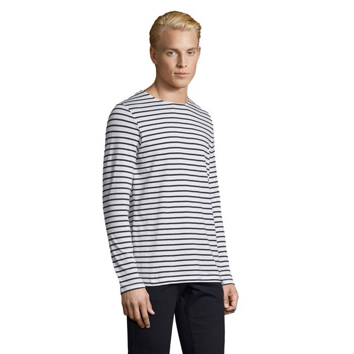 MARINE MEN STRIPED T-SHIRT MARINE MEN 4 MARINE MEN STRIPED T-SHIRT MARINE MEN – Bild 2