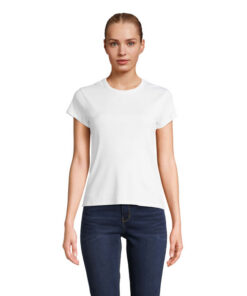 SARA WOMEN'S RIBBED T-SHIRT