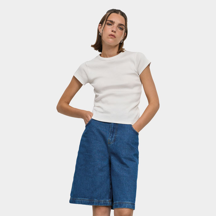 SARA WOMEN'S RIBBED T-SHIRT SARA 6 SARA WOMEN'S RIBBED T-SHIRT SARA – Bild 4