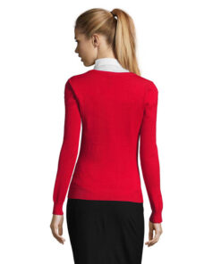 Alternative view of GALAXY WOMEN V-NECK SWEATER GALAXY WOMEN