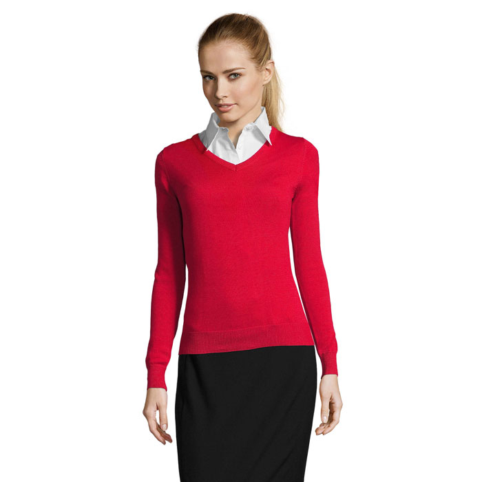 GALAXY WOMEN V-NECK SWEATER